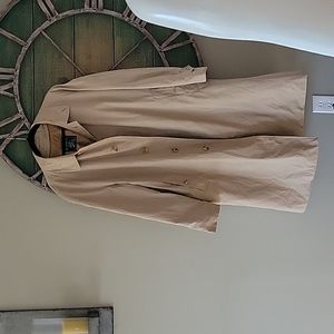 Burberrys' Vintage Raincoat with Signature Nova Check Print Wool Lining